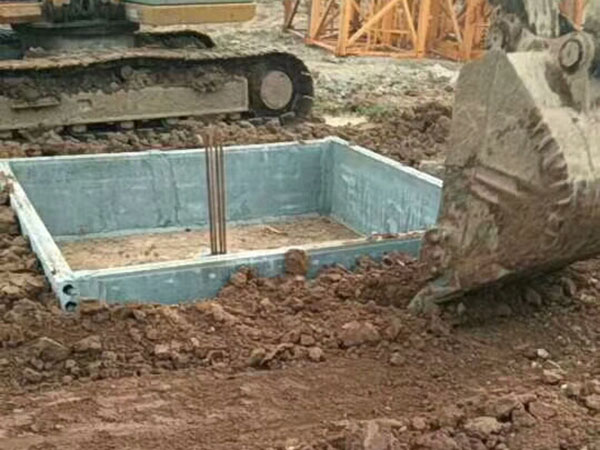 裝配式住房承臺，墻板做承臺
